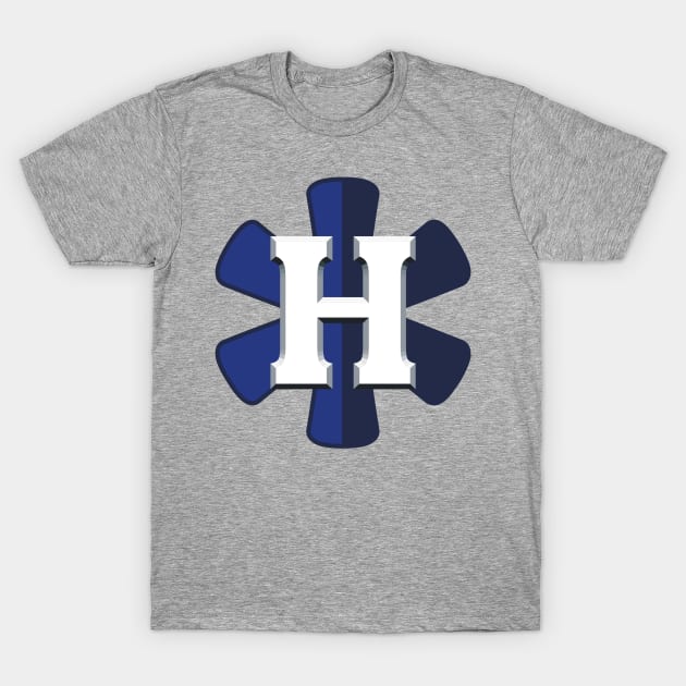 Houston Asterisks Blue Logo T-Shirt by FantasySportsSpot